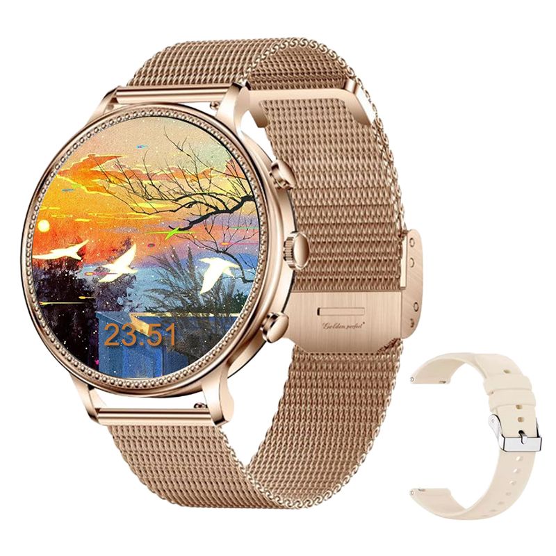 s-zoom.file_-822.jpg Women's Smartwatch: Gym & Fitness Tracker With Heart Rate & Sport Modes - Image 1