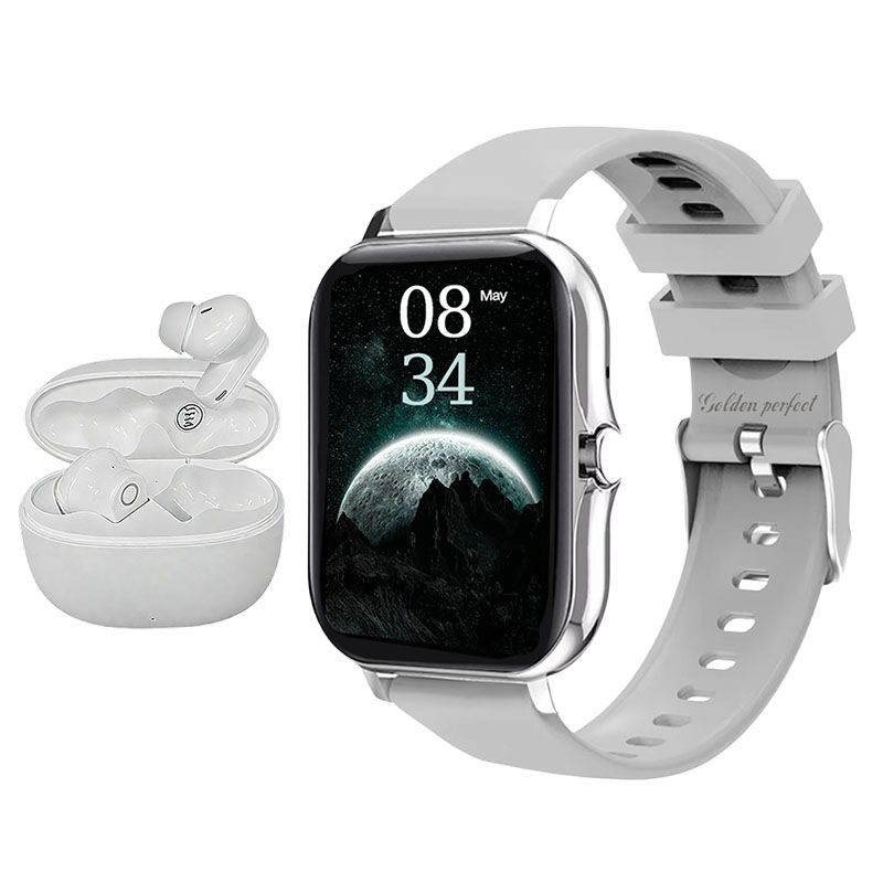s-zoom.file_-839.jpg Golden Perfect Men's Sports Smartwatch + Wireless Earbuds Combo - Image 1