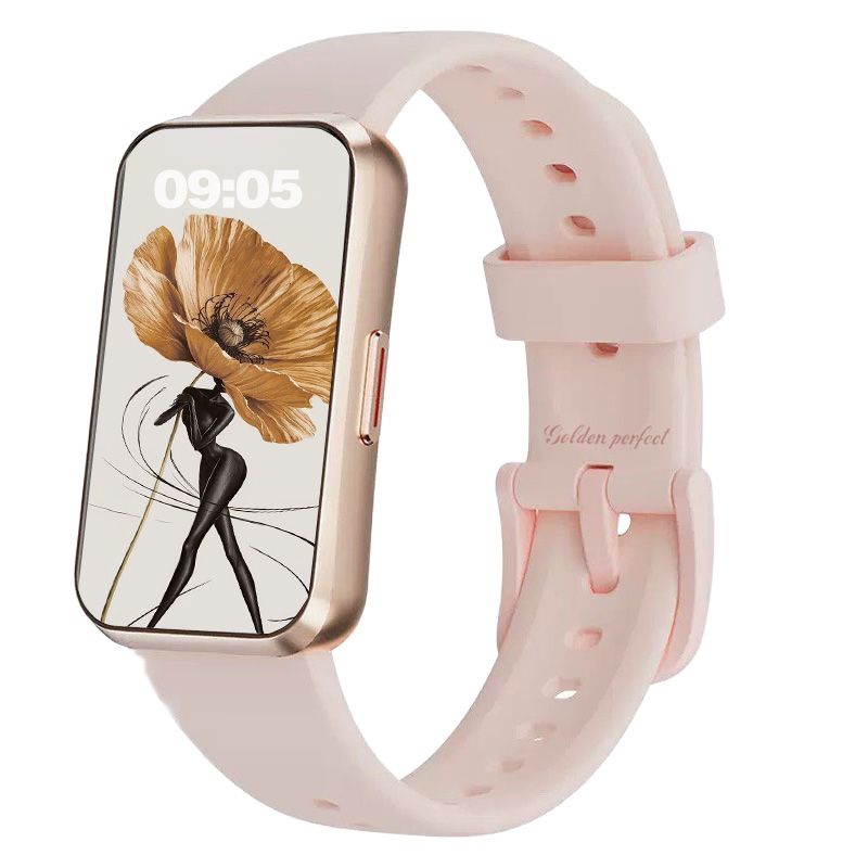 s-zoom.file_-858.jpg Golden Perfect Women's Smartwatch - Stylish & Functional Fitness Tracker - Image 1