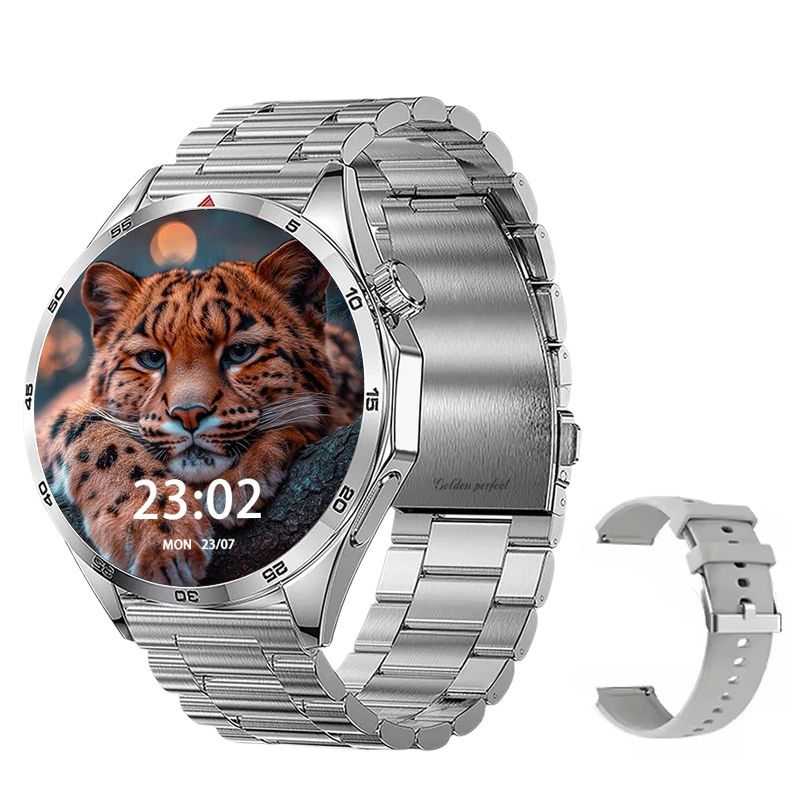s-zoom.file_-913.jpg Golden Perfect Smartwatch - Modern Business & Fitness Essential for Men - Image 1