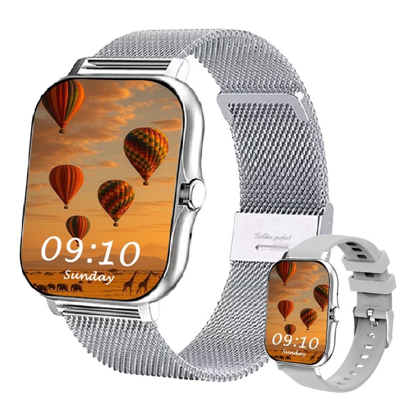 s-zoom.file_-917.jpg Android & iOS Compatible Women's 1.83" Smartwatch Bluetooth Call Function - Image 1