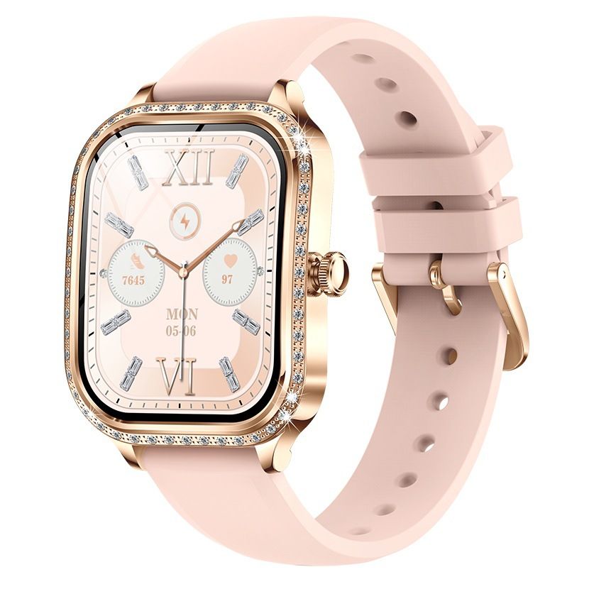 s-zoom.file_-953.jpg Women's Smart Watch 1.75inch Screen BT Call Heart Rate Health Monitoring - Image 1