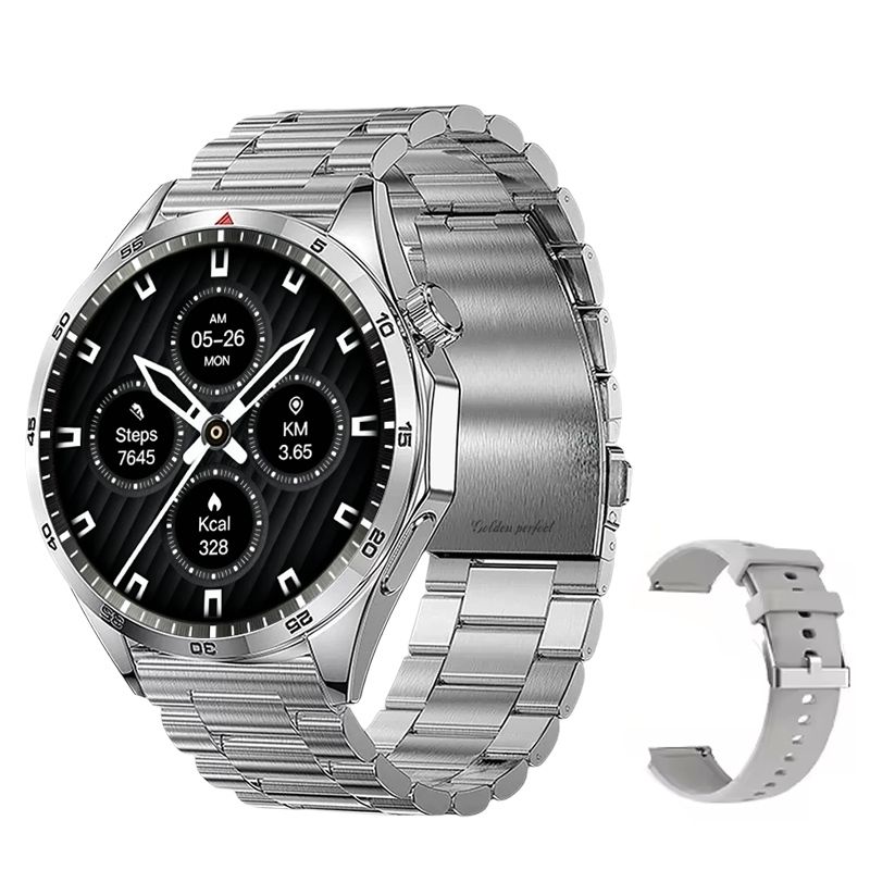 s-zoom.file_-966.jpg Golden Perfect Men's Watch - Refined Silver Style for Work & Daily Life - Image 1