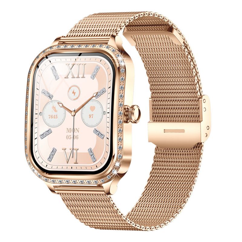 s-zoom.file_-985.jpg Women's Smart Watch - Health Monitor, Bluetooth Call & Fitness Tracker - Image 1