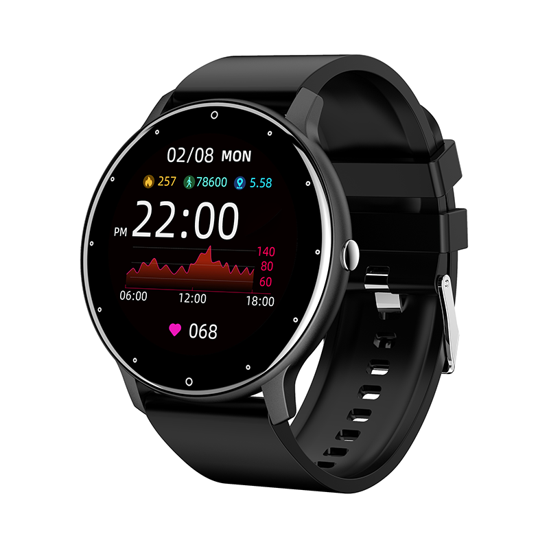 s-zoom.file_.png Smart Watch with Multiple Sports Modes, Blood Pressure, Heart Rate Monitor - Image 1