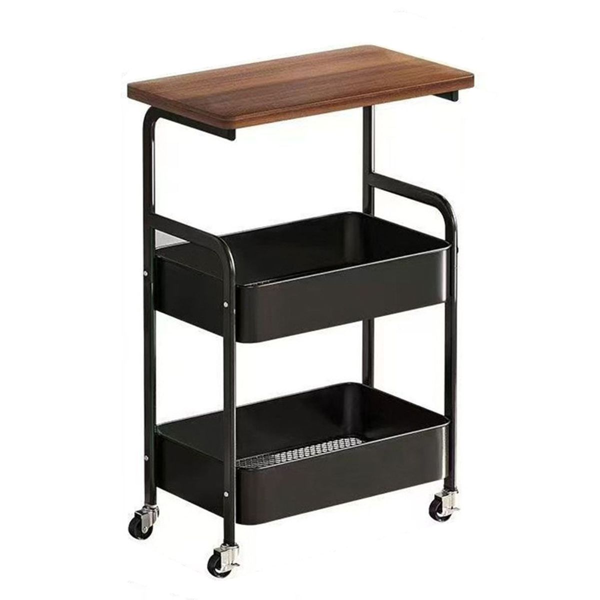 s-zoom.filetakealot-100259409-1.jpg 3-Tier Multi Trolley Kitchen Storage Rack and Shelving household Side-Table - Image 1