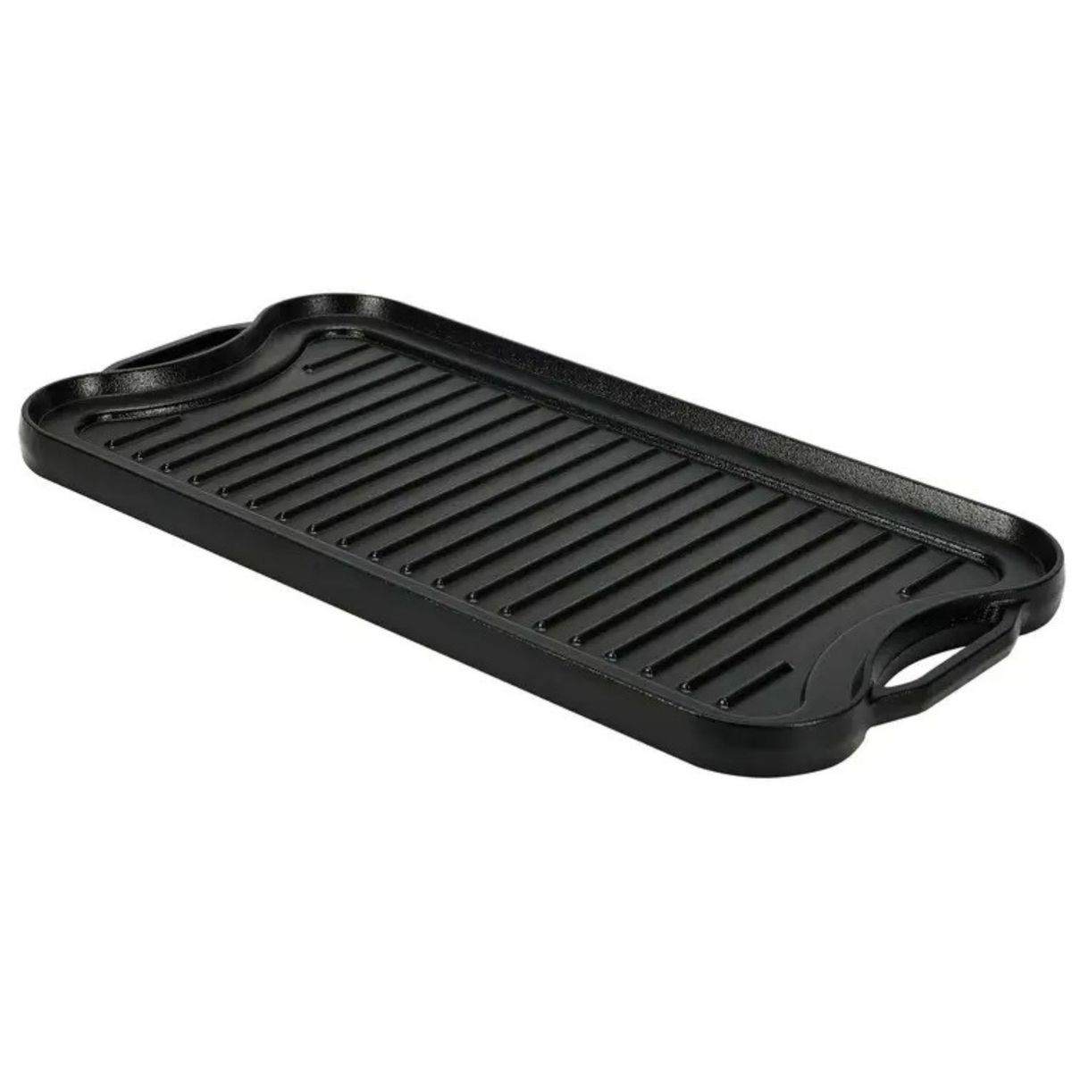 s-zoom.filetakealot-100290725-1.jpg FocusOutdoor Reversible Cast Iron Grill & Flat-Top Griddle 51×26 cm - Image 1