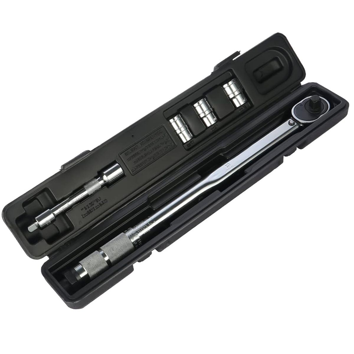 s-zoom.filetakealot-100510272-1.jpg FANTUAN 1/2" Torque Wrench Set Includes17, 19&21 mm Adapters&Extension Bar - Image 1