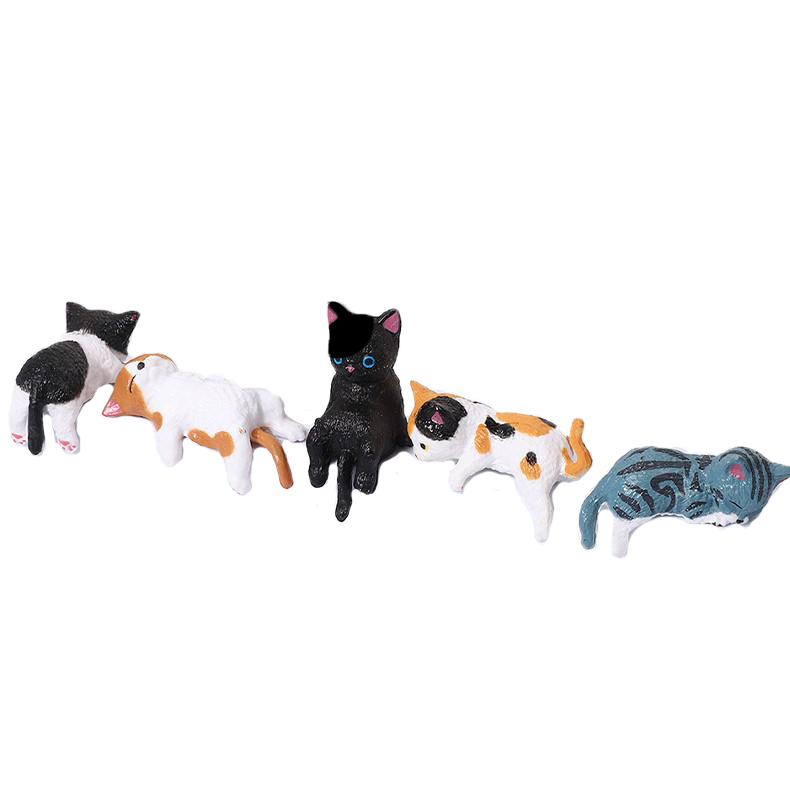 s-zoom.filetakealot-100770573-1.png Mini Cat Car Dashboard Ornaments Cute Kitten Figurines - Image 1