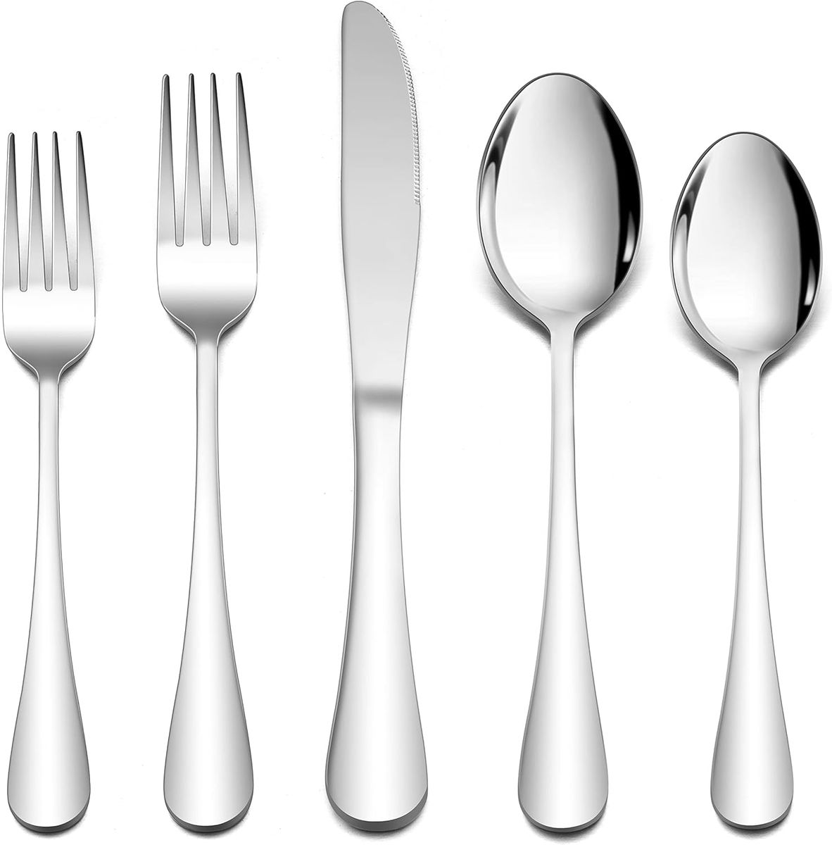 s-zoom.filetakealot-100826665-1.jpg HOMGEM 40-Piece Silverware Cutlery Flatware Set for 8 - Image 1