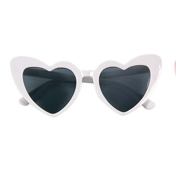 s-zoom.filetakealot-100883189-1.jpg Kids Heart Shaped Sunglasses - White - Image 1