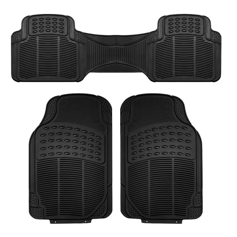s-zoom.filetakealot-100933347-1.jpg Automotive All Weather Car Interior Floor Mat Set Of 3 - Image 1