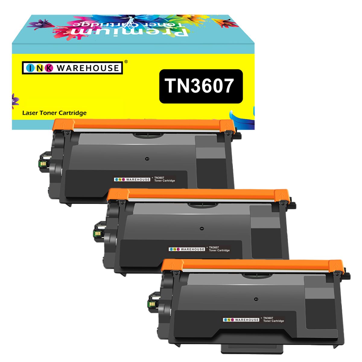 s-zoom.filetakealot-100933353-1.jpg Ink Warehouse Compatible Brother TN3607/ 3607 Black Toner Cartridge X 3 - Image 1