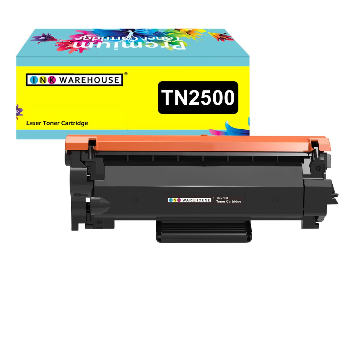 s-zoom.filetakealot-100933509-1.jpg Ink Warehouse Compatible Brother TN2500 Black Toner Cartridge - Image 1