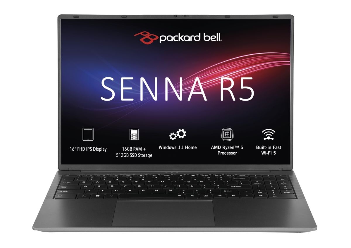 s-zoom.filetakealot-100963115-1.jpg Packard Bell Senna R5 16" AMD Ryzen 5 16GB RAM 512GB SSD Laptop - Image 1