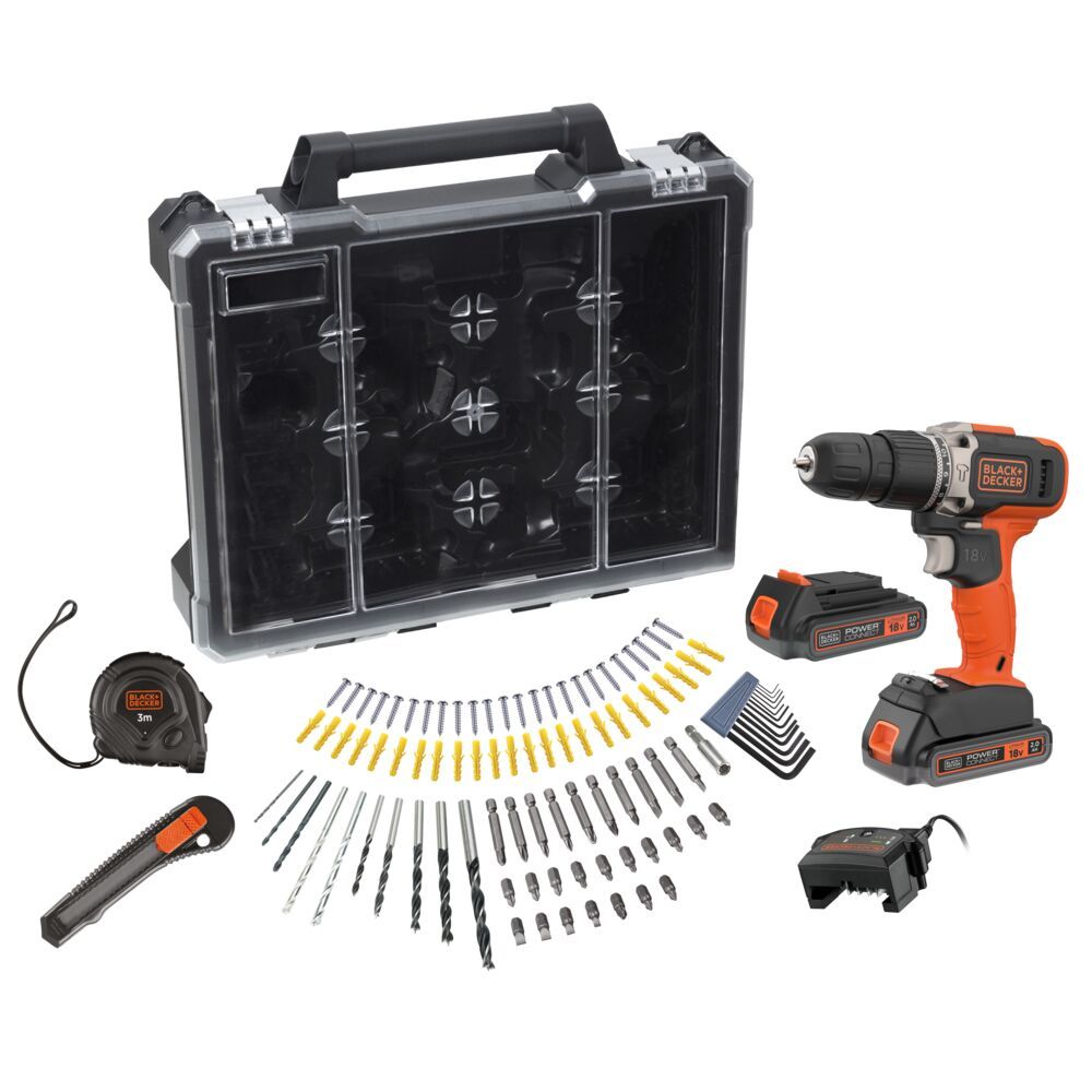 s-zoom.filetakealot-100967880-1.jpg BLACK+DECKER 18v Cordless Hammer Drill - Image 1