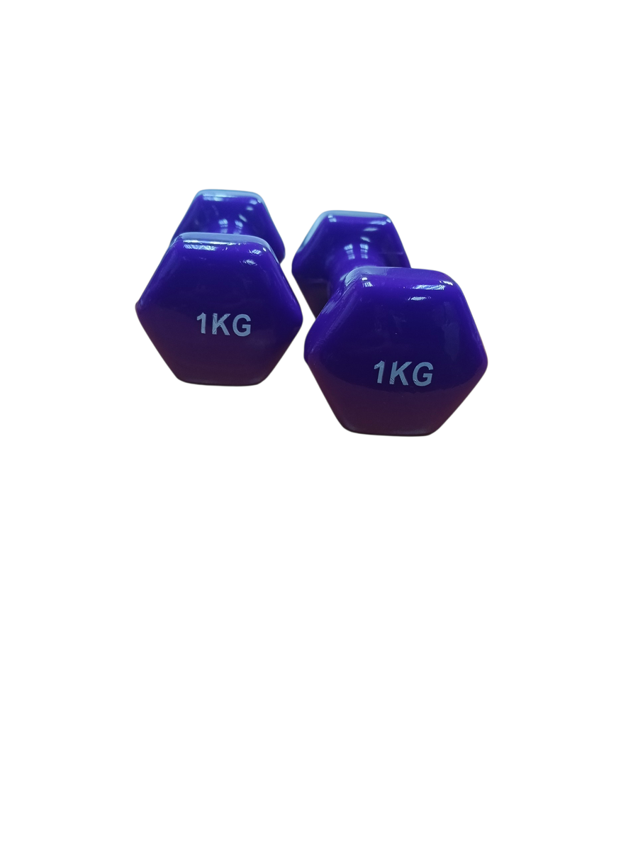 s-zoom.filetakealot-101011498-1.png 2 × 1kg Fitness Dumbbells (Pair) - Image 1
