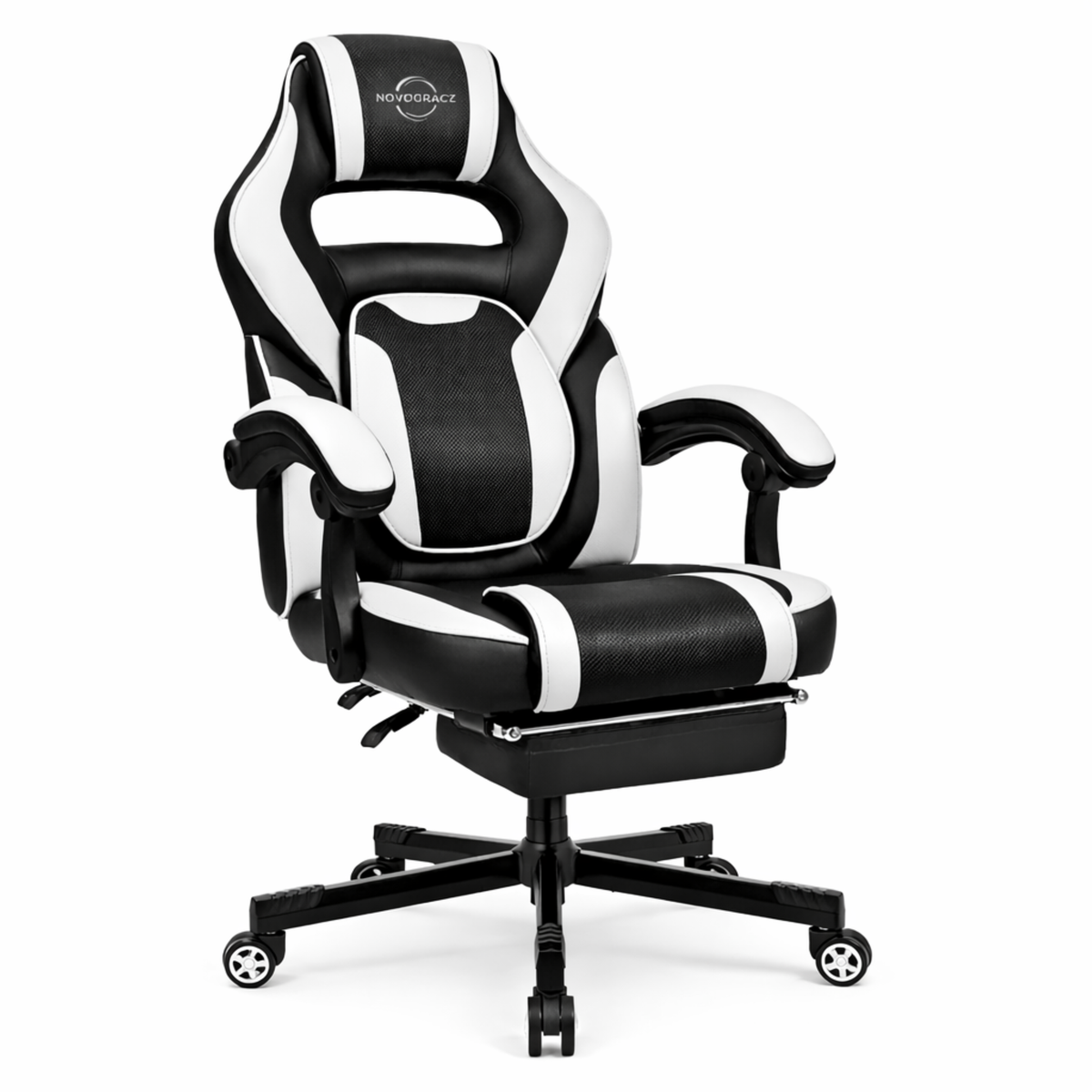 s-zoom.filetakealot-101041973-1.png Novogracz Aeronautica Elite Gaming Chair -Reclining Ergonomic with Footrest - Image 1