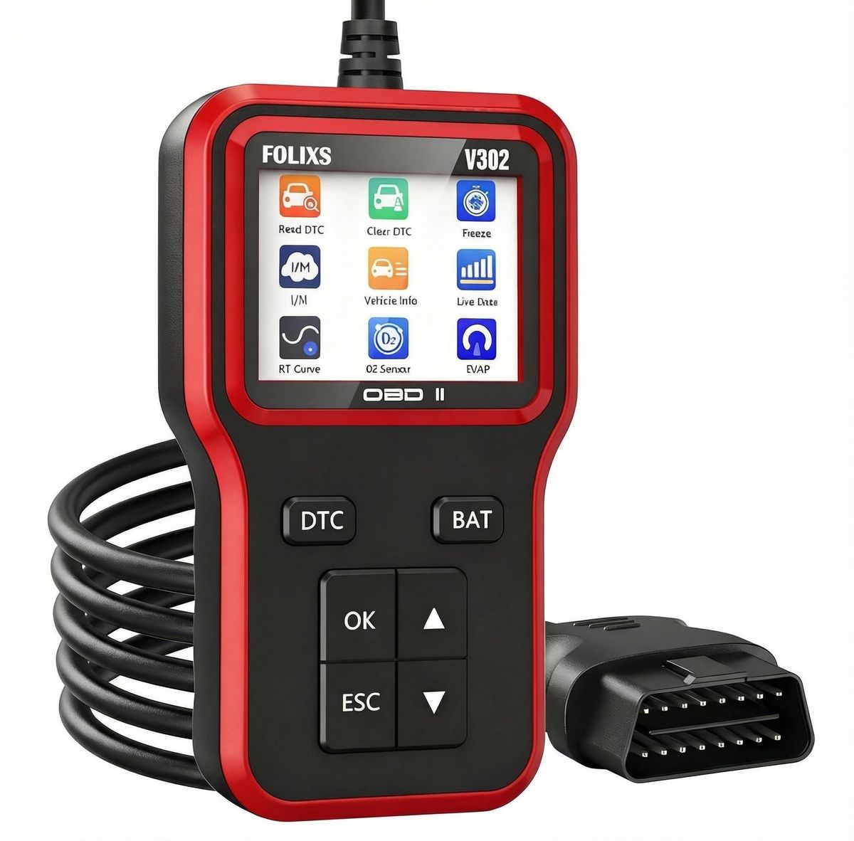 s-zoom.filetakealot-101196003-1.jpg Folixs Automotive Diagnostic Tool, OBD2, Battery Tester, Fault Code Reader - Image 1