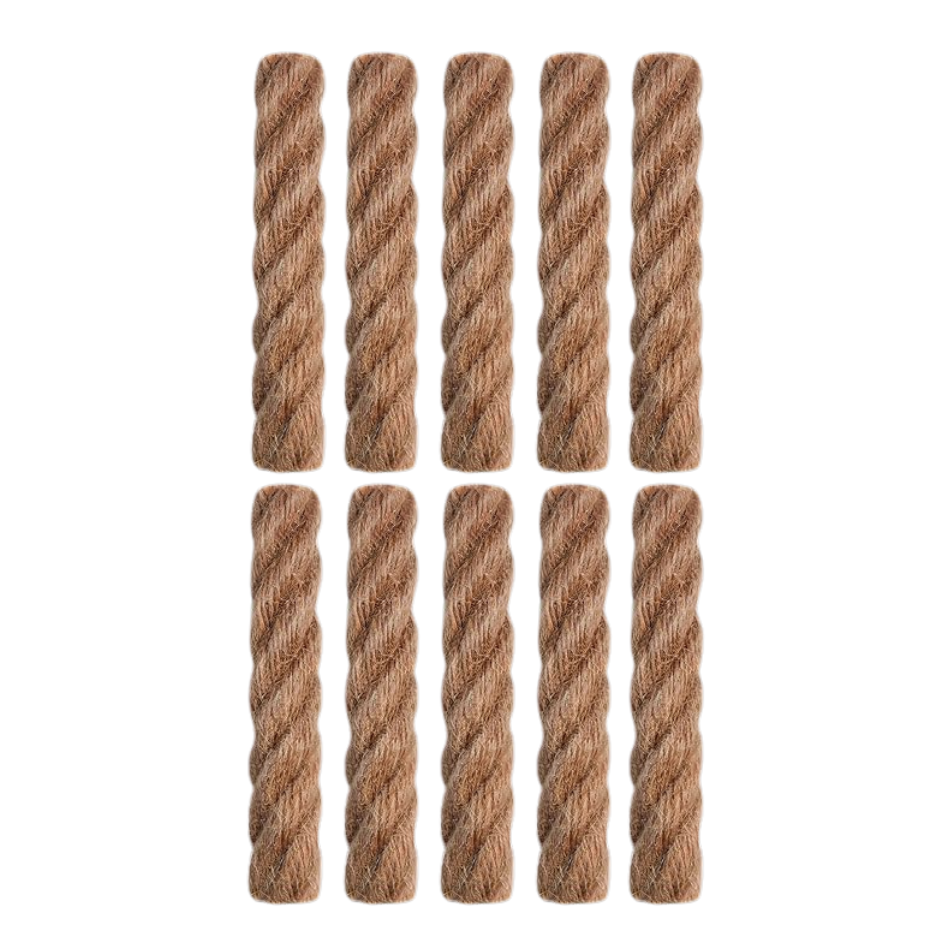 s-zoom.filetakealot-101256707-1.png Arfast-10PCS Wax-Soaked Jute Rope Fire Starters for Camping/Survival/Braai - Image 1