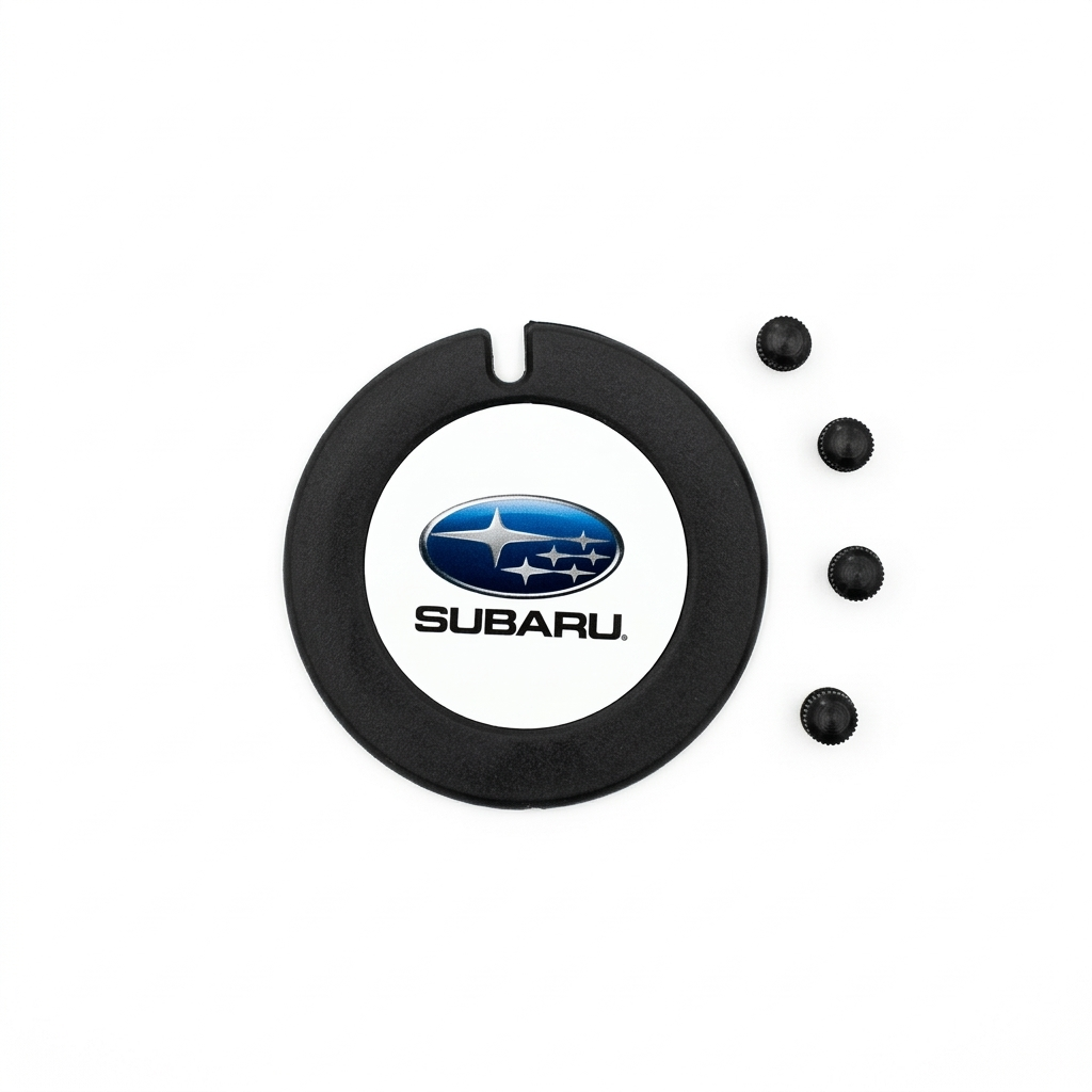 s-zoom.filetakealot-101274670-1.png Subaru License Disc Holder and 4 Valve Caps - Image 1