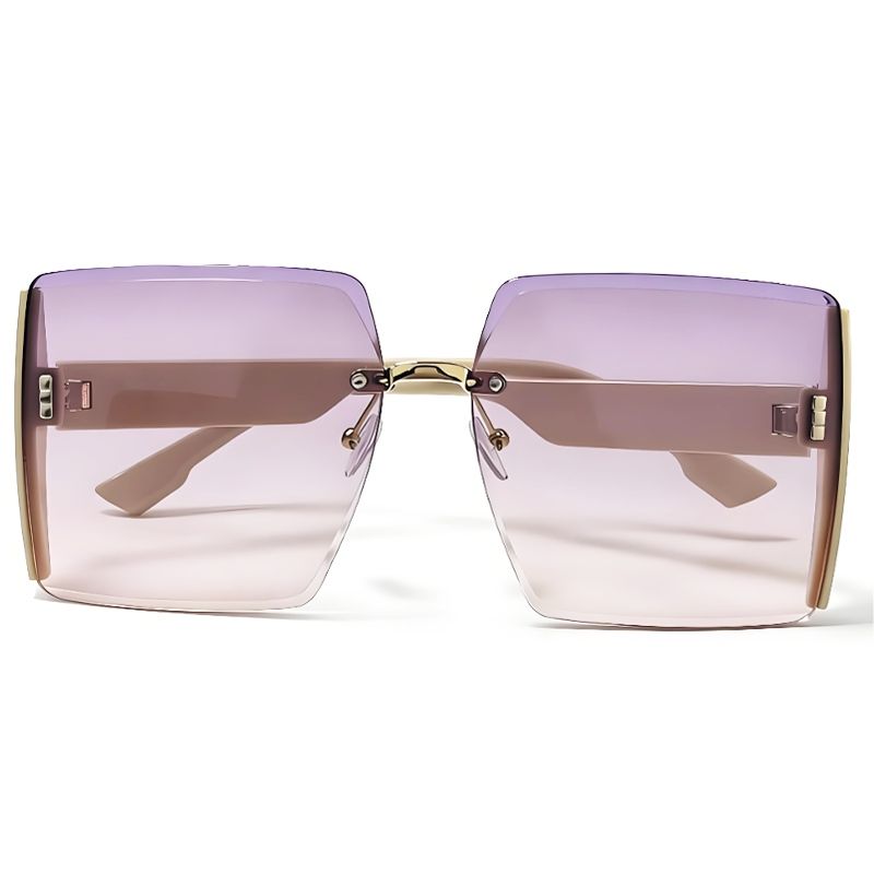 s-zoom.filetakealot-101348998-1.jpg Women's Pink Gradient Sunglasses - Retro Square Fashion Shades - Image 1