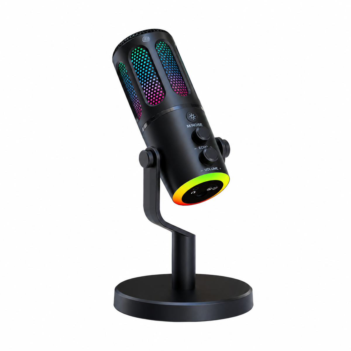 s-zoom.filetakealot-101745724-1.png RGB USB Condenser Gaming Microphone with Stand & Volume Control - Image 1