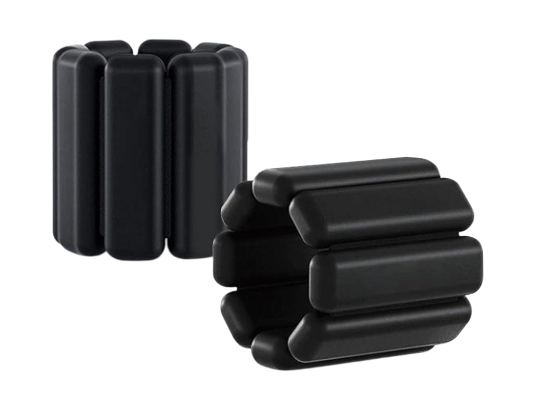 s-zoom.filetakealot-101913139-1.png 2-Pack Adjustable Fitness Weight Straps for Ankles/Arms - Black - Image 1