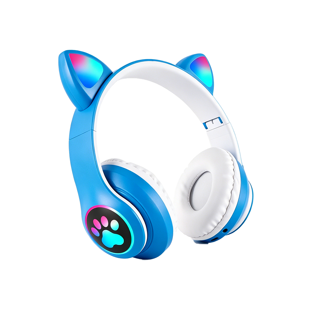 s-zoom.filetakealot-101916518-1.png Cute Cat Ear Wireless Bluetooth Headphones Stylish Gaming Headset - Image 1