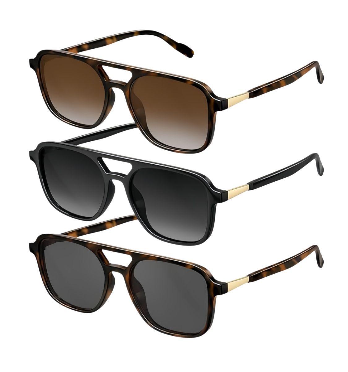 s-zoom.filetakealot-101918978-1.jpg OQIMAX Retro Aviator Sunglasses For unisex Polarized Trendy Uv Protection - Image 1