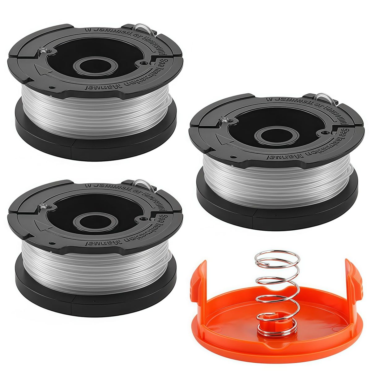 s-zoom.filetakealot-101930259-1.jpg 3PCS AF-100 Strimmer Spool Replacement, Compatible with Black+Decker - Image 1