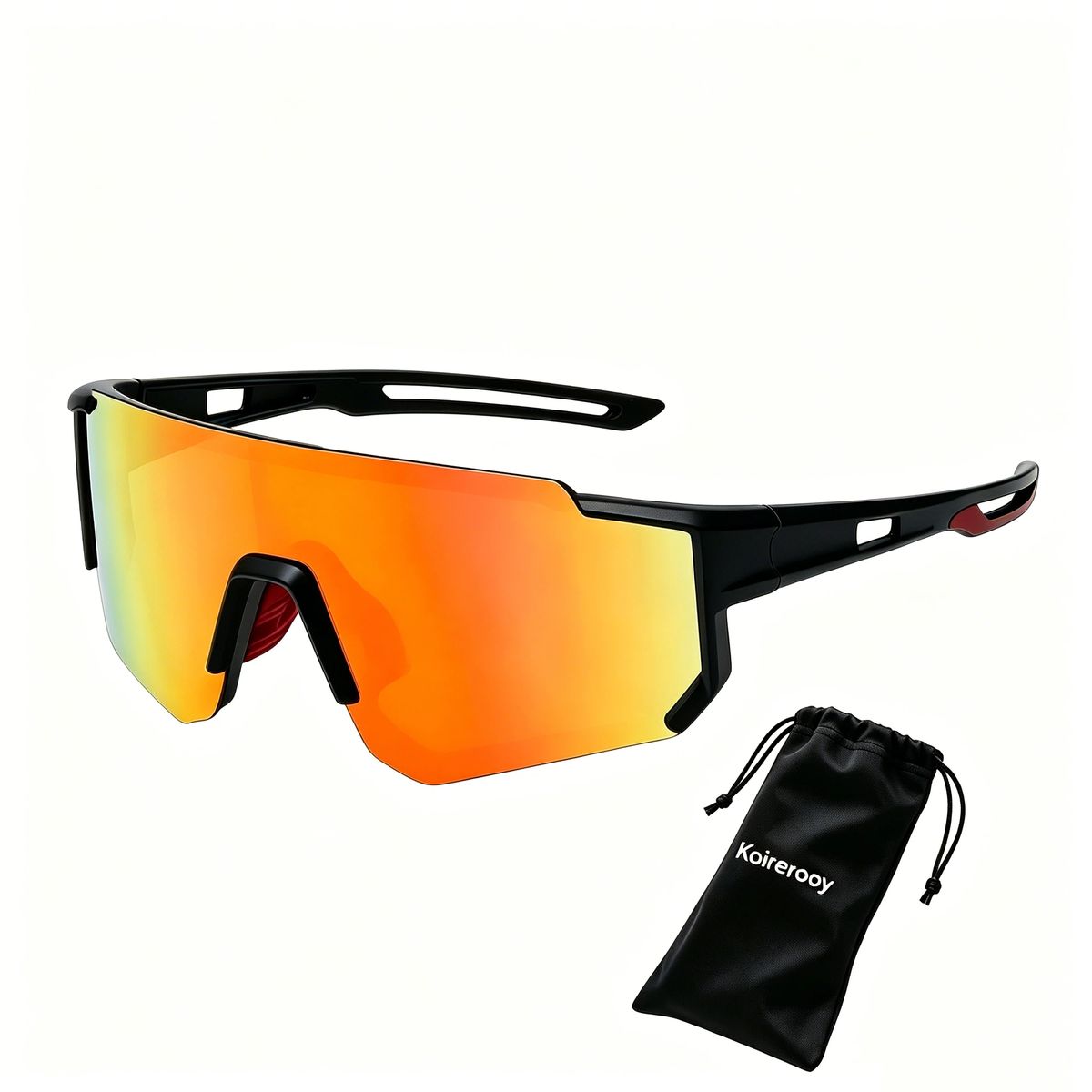 s-zoom.filetakealot-101933713-1.jpg Koirerooy Polarized Sports Sunglasses for Men Women,Bike Sunglasses - Image 1