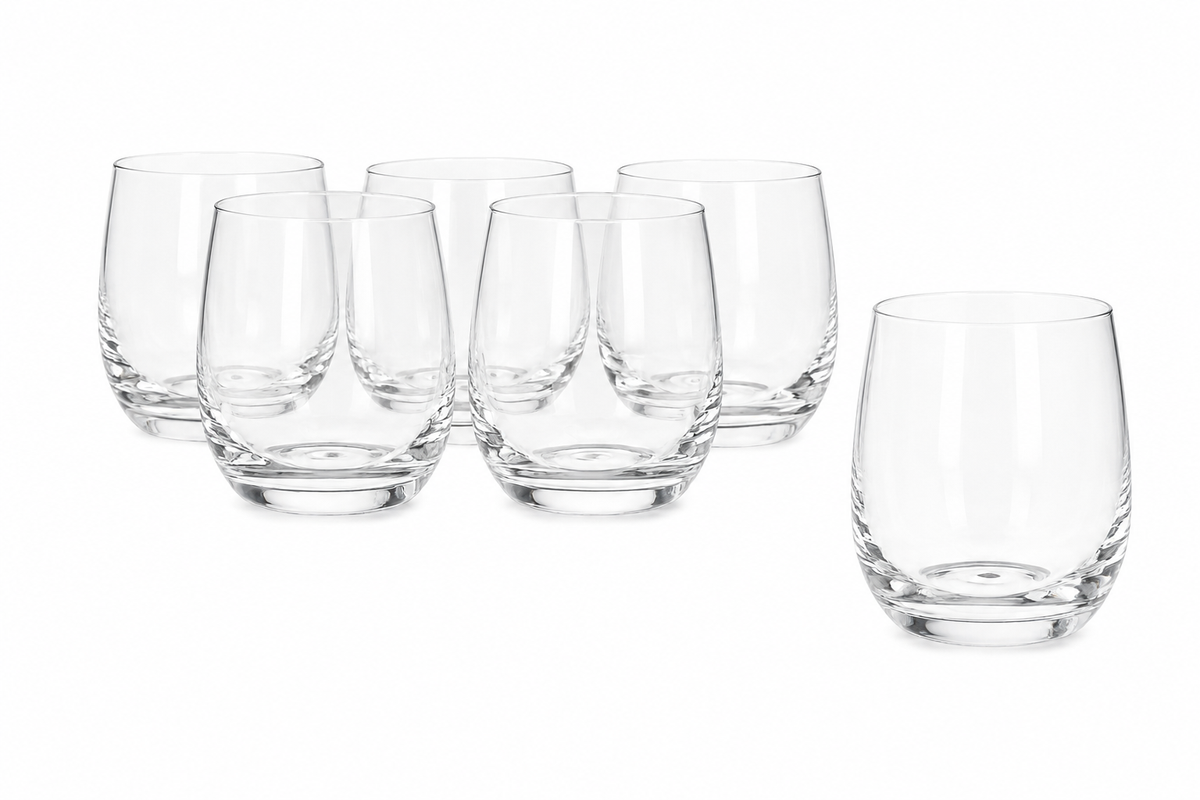 s-zoom.filetakealot-101974658-1.png Danny Home Short Whisky Glass Set 345ml - 6 Pack - Image 1