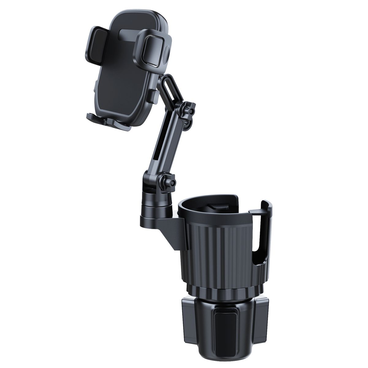 s-zoom.filetakealot-101996308-1.jpg OQIMAX Cup Holder Phone Mount for Car,2 in 1 Cell P Car Mount 360 Rotation - Image 1