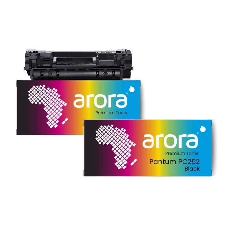 s-zoom.filetakealot-102004612-1.jpg ARORA PC252 Black Compatible Toner Cartridge 2 X Bundle Pack- PC 252 - Image 1