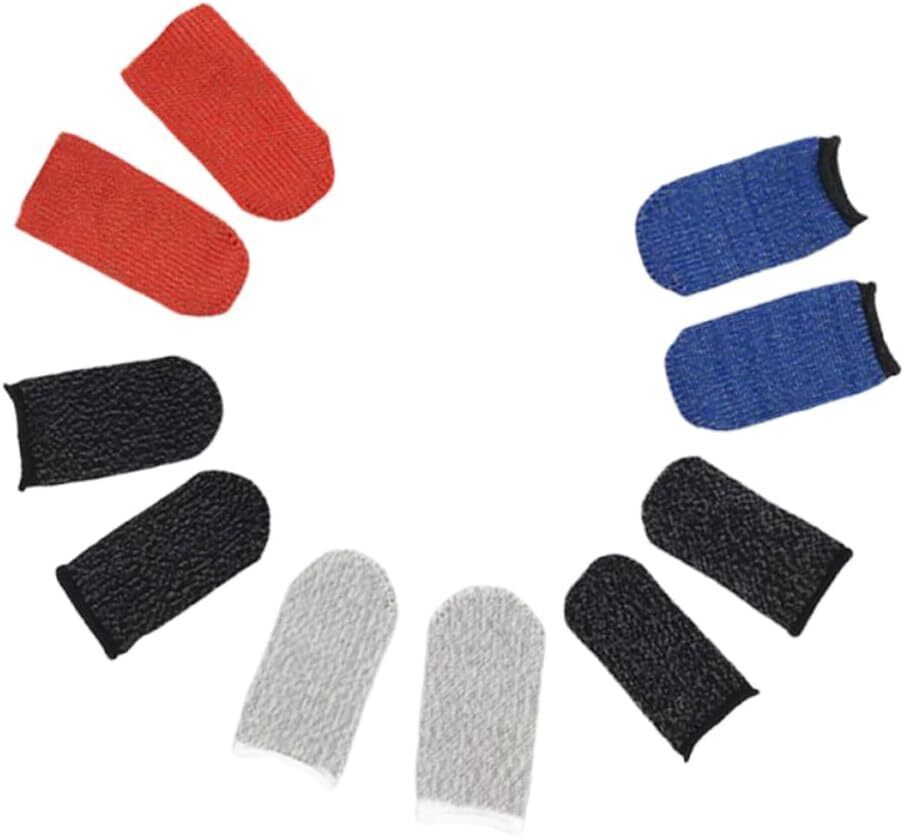 s-zoom.filetakealot-102055891-1.jpg 10pcs Ultra Thin Sweat Finger Sleeves for Mobile Gaming Breathable - Image 1