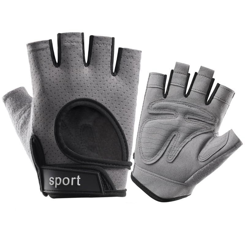 s-zoom.filetakealot-102124353-1.jpg Universal Sports Fitness Gloves Half-Finger Anti-Slip Ventilated Gloves-L - Image 1