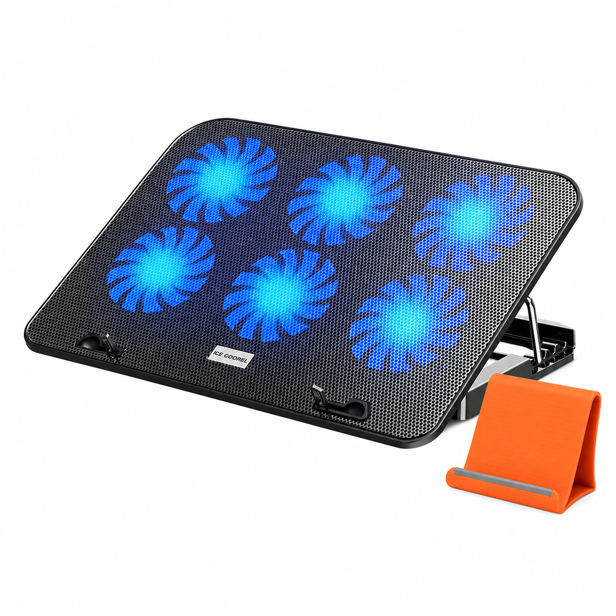 s-zoom.filetakealot-102131727-1.png 2 IN 1 Laptop Cooling Pad with Multi-Functional Foldable Phone Stand - Image 1