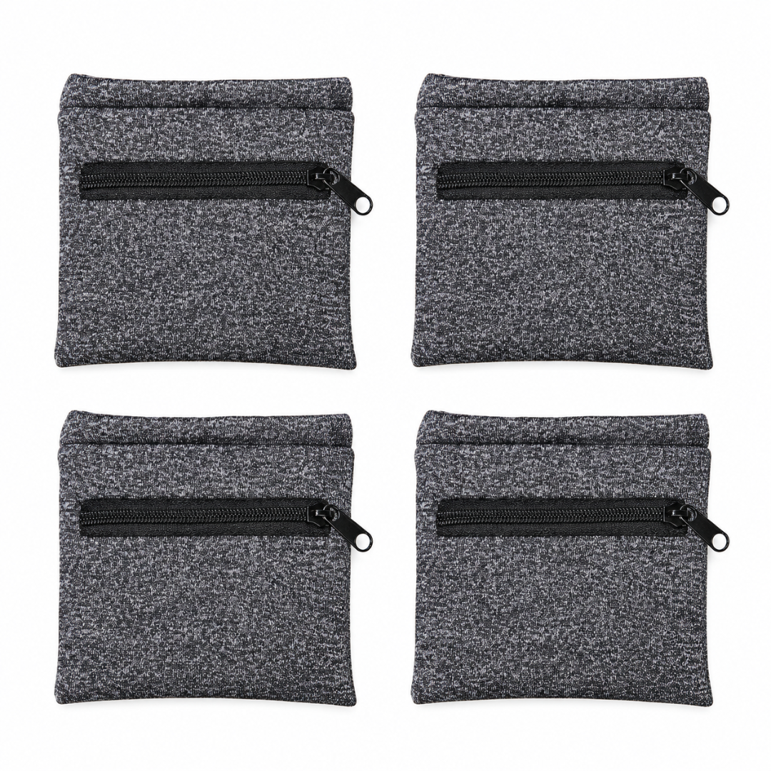 s-zoom.filetakealot-102226817-1.png 4-Pack Fitness Wrist Pouches for Keys, Money and Small Items Grey - Image 1