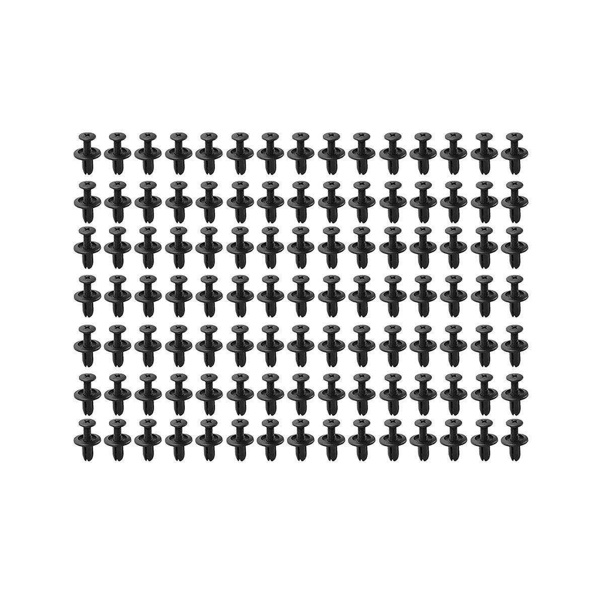 s-zoom.filetakealot-102381344-1.jpg 100 Pieces Car Bumper Mudguard Black Rivet Car Fastener Buckle 8MM - Image 1
