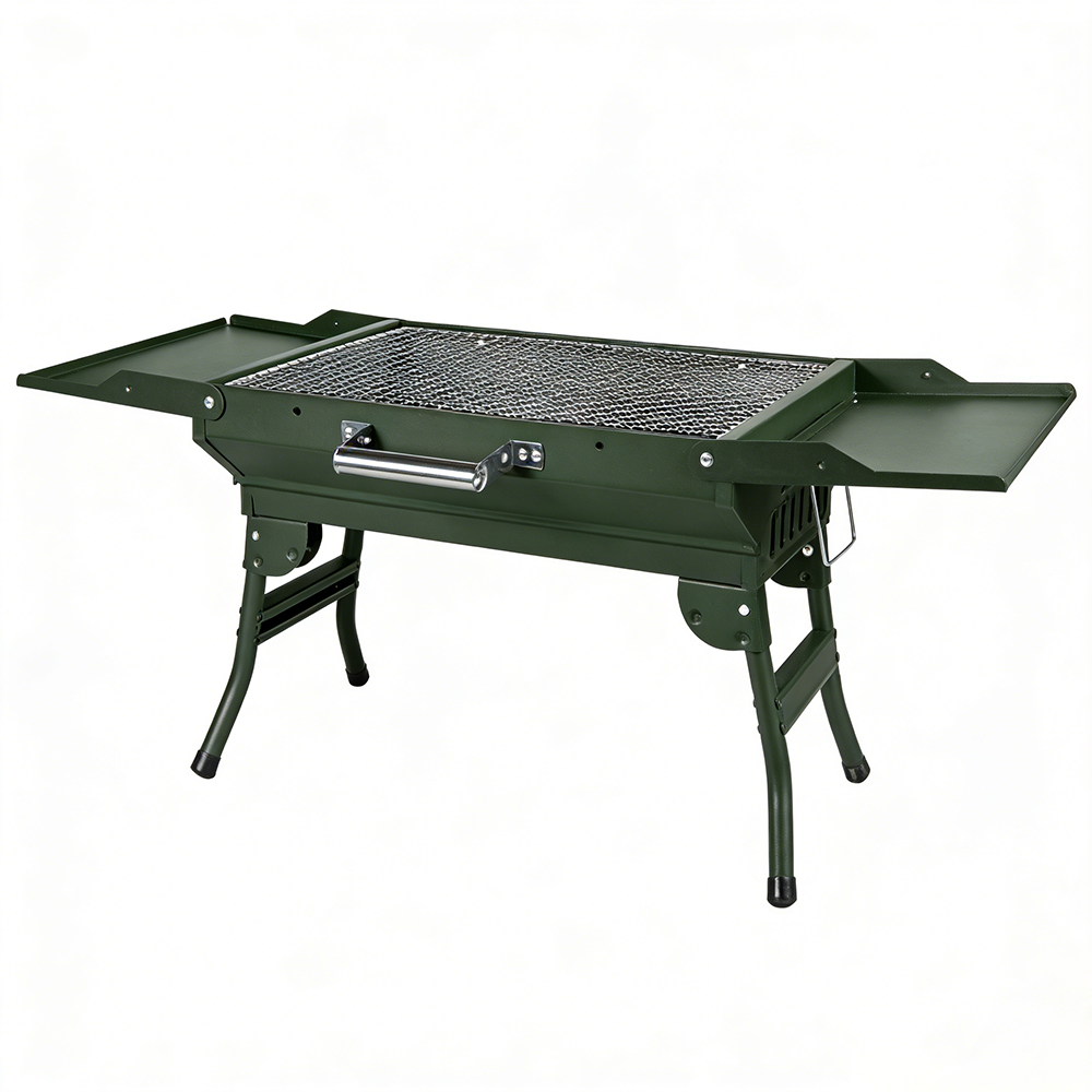 s-zoom.filetakealot-102382800-1.png Foldable Charcoal Barbecue Grill for Outdoor Backyard Camping Use - Image 1