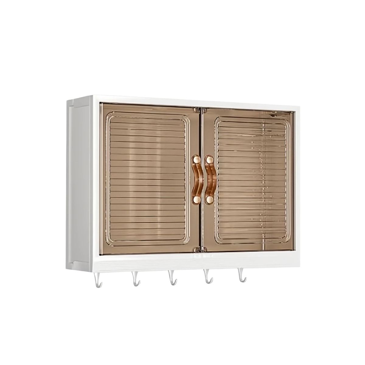 s-zoom.filetakealot-102573014-1.jpg No-Drill Bathroom Storage Box, Waterproof Wall Makeup Perfume Shelf - Image 1