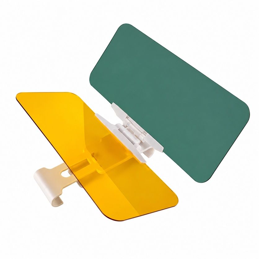 s-zoom.filetakealot-102577277-1.jpg Car Sun Visor Anti-Glare Extension Panel 2-in-1 Day & Night Driving Eye FP - Image 1