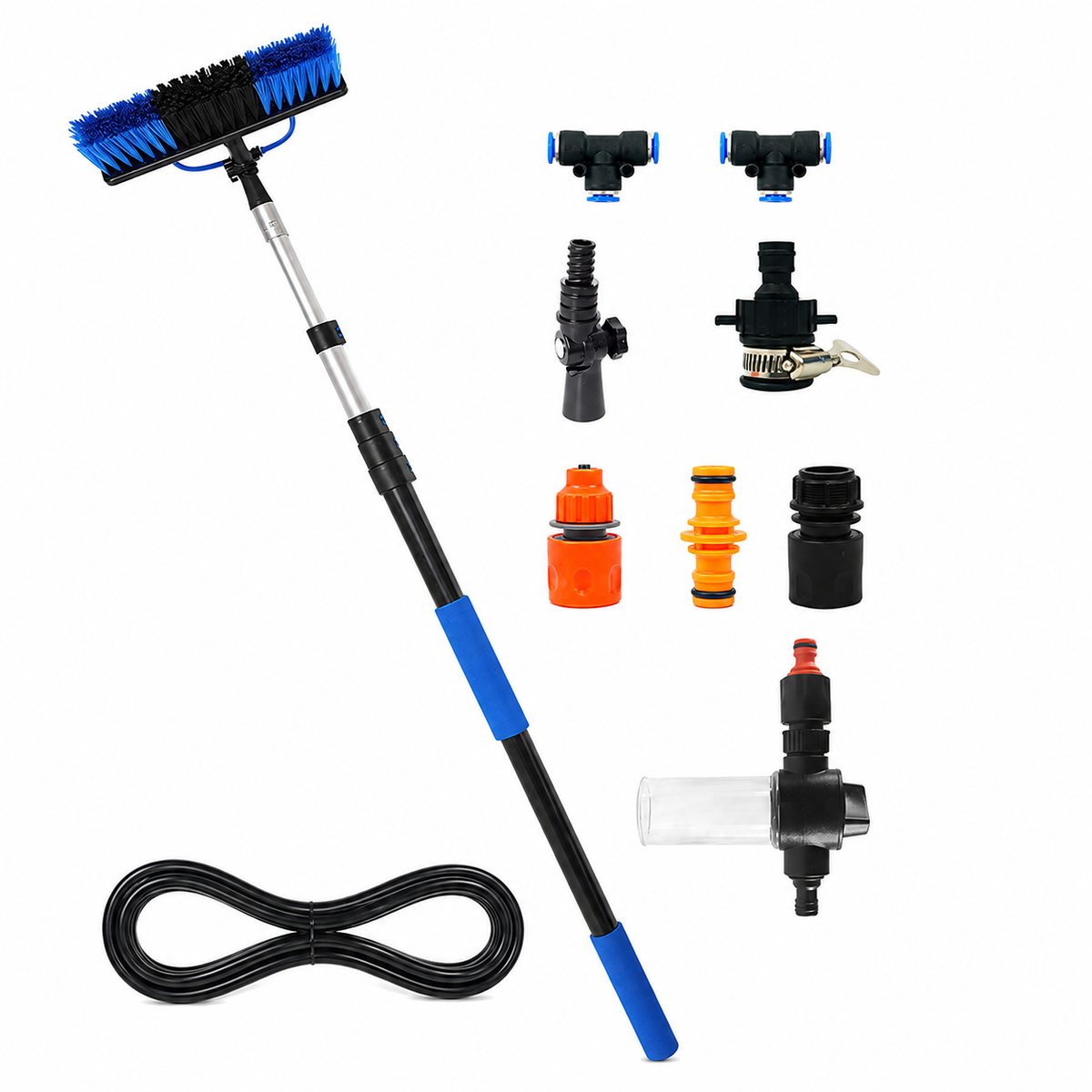 s-zoom.filetakealot-102638570-1.png 3.6m Telescopic Water Fed Solar Panel Cleaning Brush Kit - Image 1