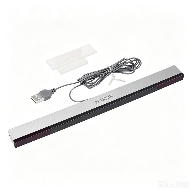 s-zoom.filetakealot-102647449-1.jpg NAXSIR - Sensor Bar for Wii, Compatible with Nintendo Wii and Wii U Game - Image 1