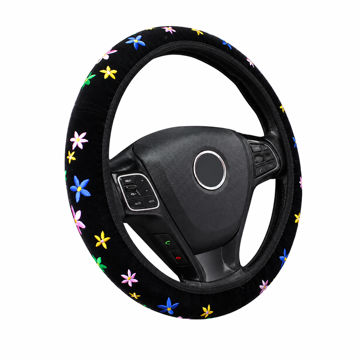 s-zoom.filetakealot-102650378-1.png Car Steering Wheel Cover with Sweet Floral - Embroidery Car Accessories - Image 1