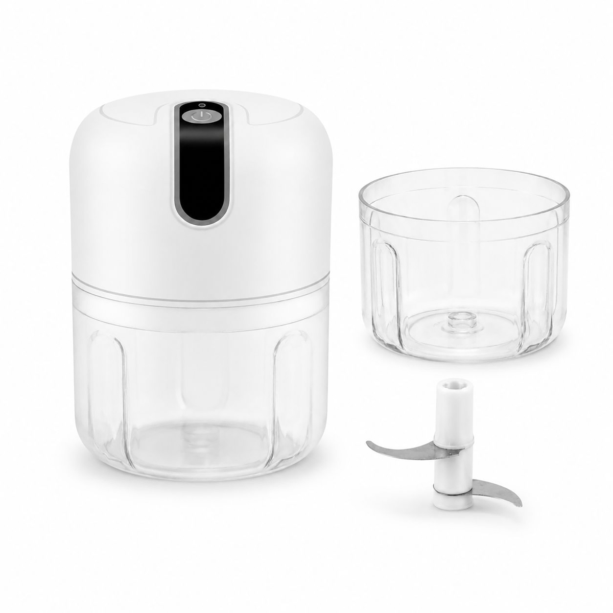 s-zoom.filetakealot-102653711-1.png USB Rechargeable Mini Food Chopper with Dual Blades for Garlic & Braai Prep - Image 1