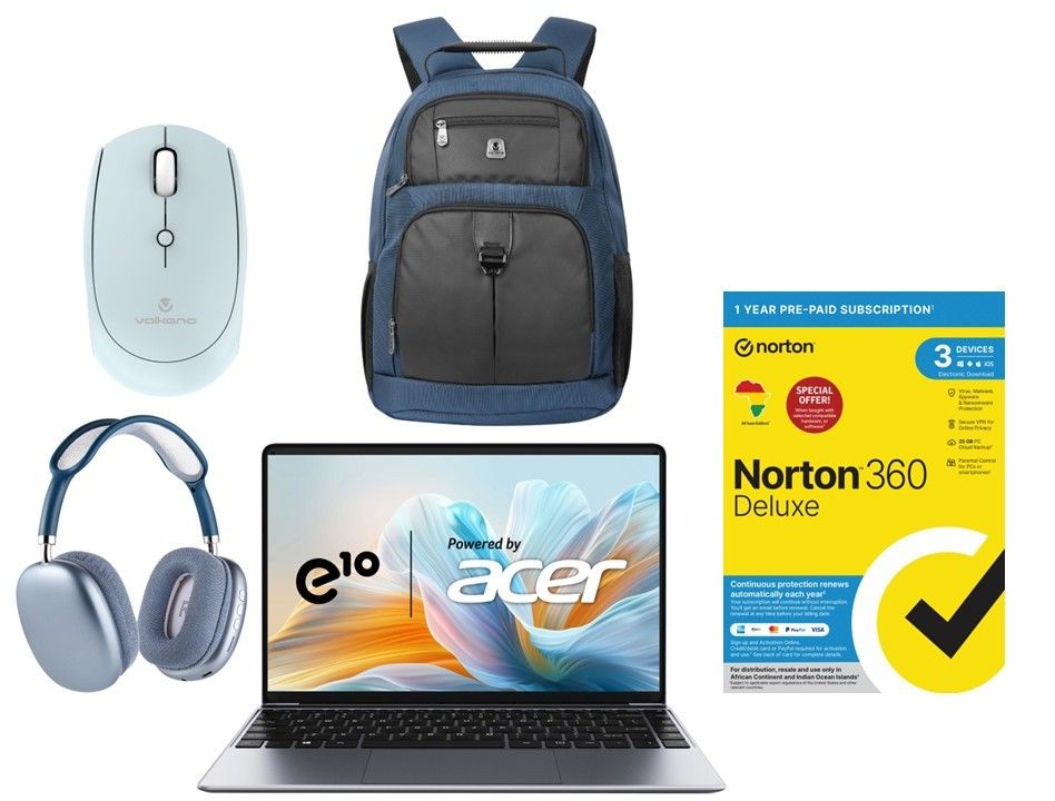 s-zoom.filetakealot-102674400-1.jpg Acer E10 14-Inch Ryzen 3 Laptop Bundle with Norton 360 - Image 1