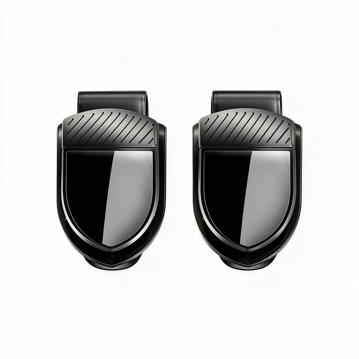 s-zoom.filetakealot-102697550-1.png Car Sun Visor Glasses Clip with Anti-Scratch Sponge, 2 Pack - Image 1