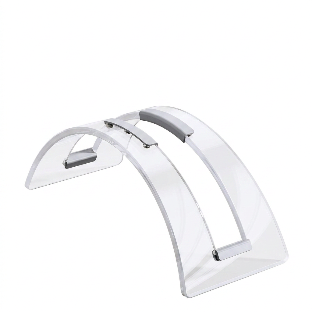 s-zoom.filetakealot-102719206-1.png Sumvov Acrylic Vertical Laptop Stand Space-Saving Notebook Holder for Desk - Image 1